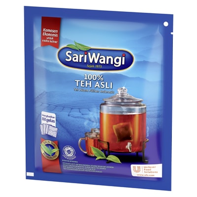 Sariwangi Teh Asli Kantong Jumbo 4x20gr - SariWangi Kantong Jumbo produces classic, Indonesian tea flavours in large quantity yet in a more practical way